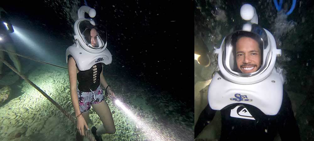 Sea Trek Cozumel at Night