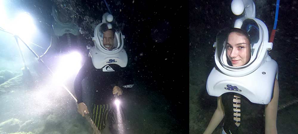 Sea Trek Cozumel at Night
